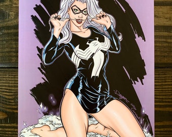 Black Cat Original Art Print