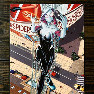 Spider Gwen / Ghost Spider, Signed 11 x 17 Color Print by