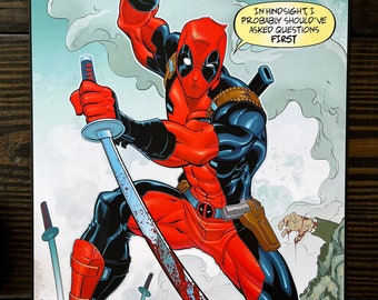 デッドプール オリジナルアートプリント