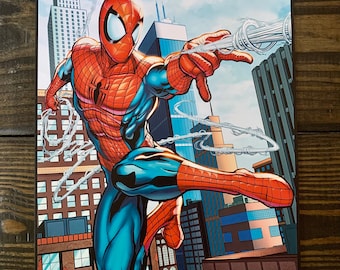 スパイダーマン オリジナルアートプリント - Etsy 日本