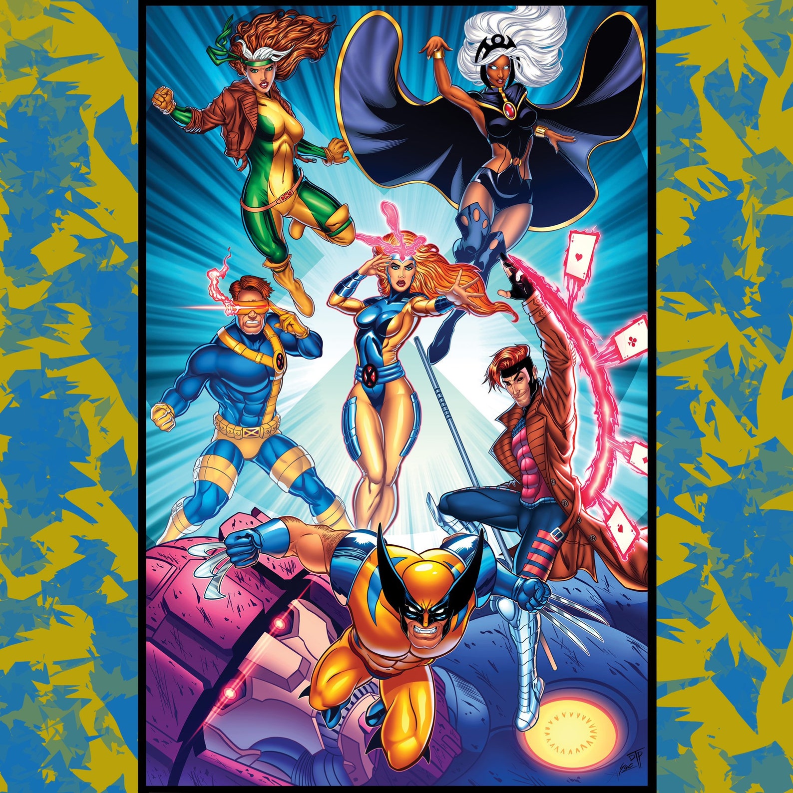 X-Men original art print | Etsy