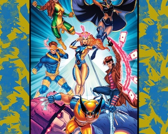 X-Men originele art print