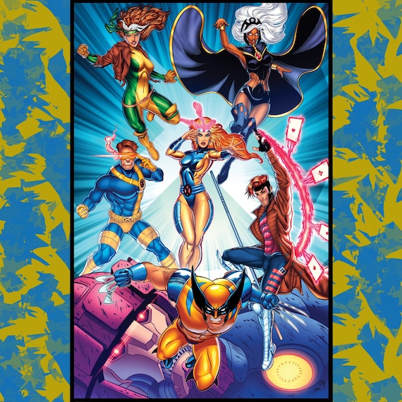 X-men Original Art Print - Etsy