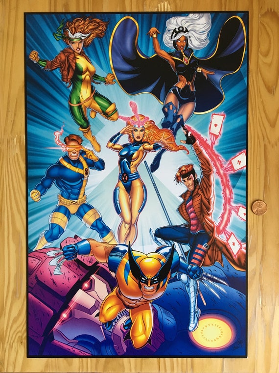 X-men Original Art Print - Etsy