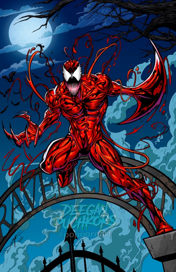 Carnage Ravencroft Original Kunstdruck, حجم الصورة 570x881