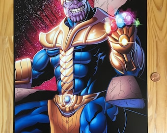 Thanos original art print