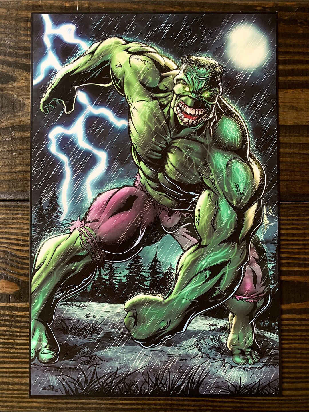 The Hulk Art Print - Etsy