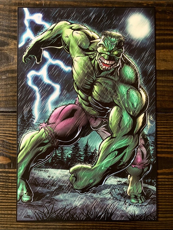 Hulk comic art deals
