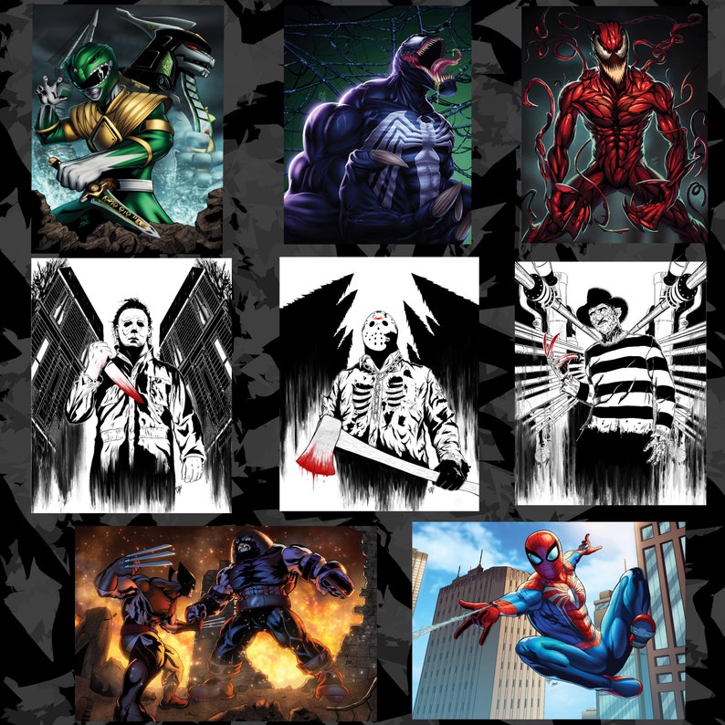 ComicHorror Art Print Bundle