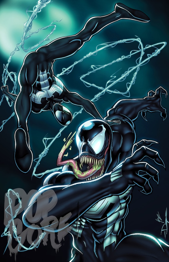 toque Esquivo menta Spider-man black Suit Vs Venom - Etsy Israel