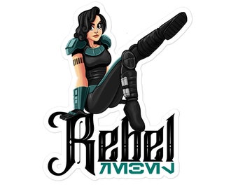 Gina The Rebel Bubble-free stickers