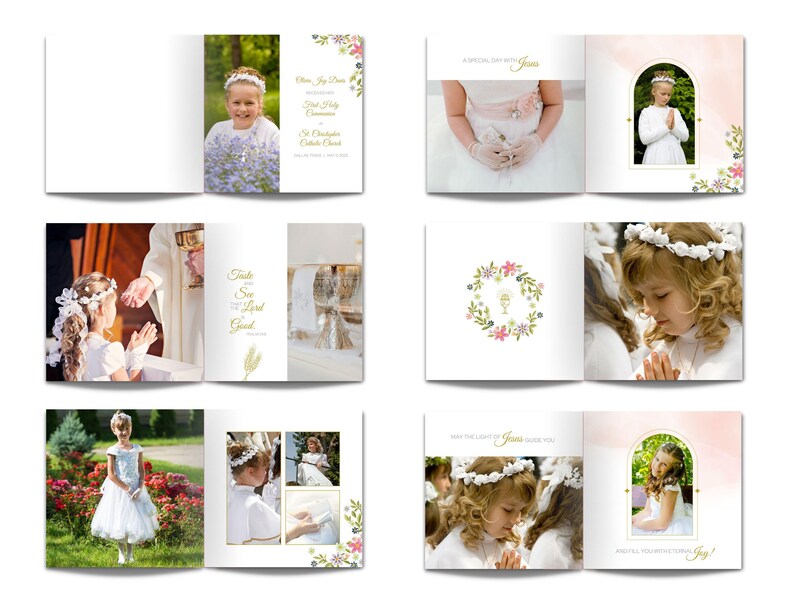 Customizable First Communion 8