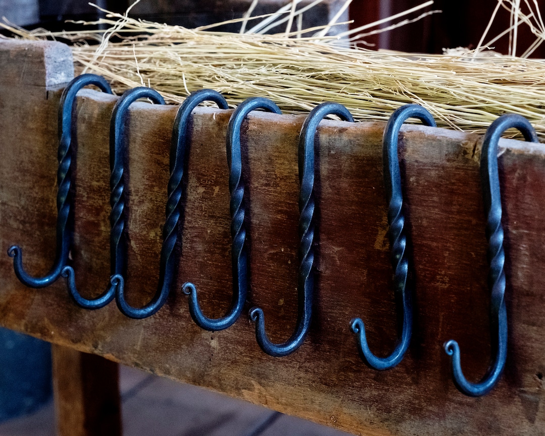Iron S Hooks Set of Five Etsy