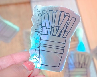 Data Collector, Holographic Teacher Sticker