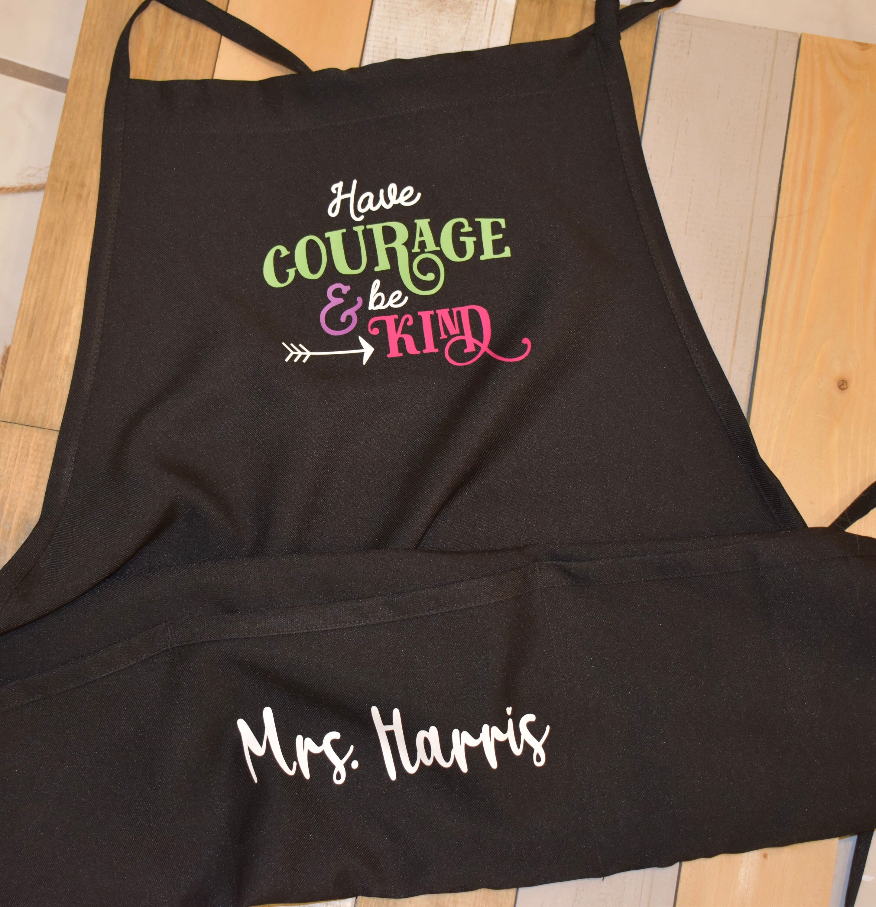 Personalized teacher apron for the classroom or home Custom Etsy