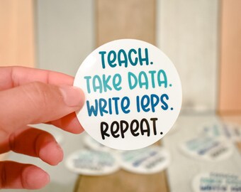 Special Education Data Sticker