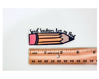 Special Education Pencil Sticker