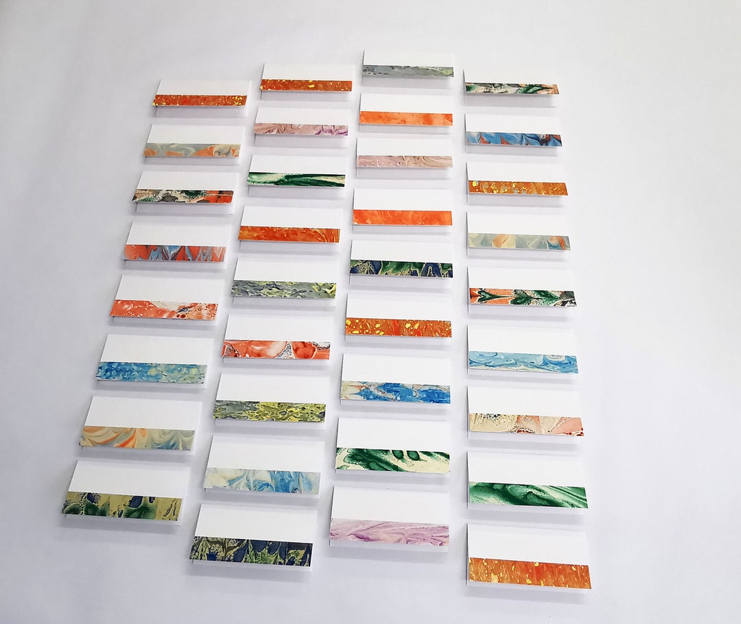 35 Place Cards With or Without Labeling 12 X 6 Cm Folded Each - Etsy