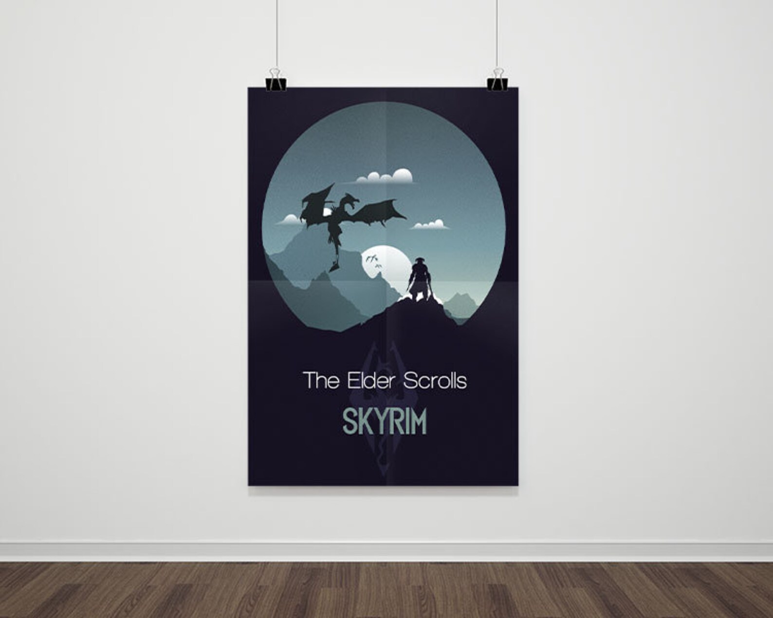 FREE SHIPPING Elder Scrolls Skyrim Poster Game Prints - Etsy