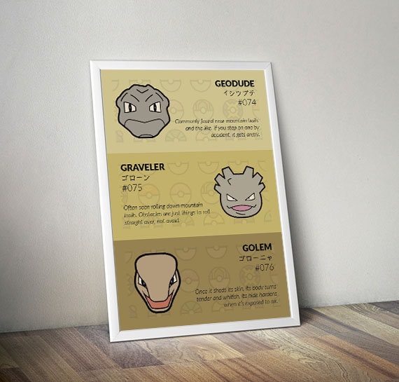 Geodude, Pokédex