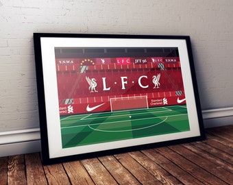 FREE UK SHIPPING - Liverpool Poster, Football Posters, Soccer Posters, Sport Poster, Liverpool, Football Club, Liverpool Art