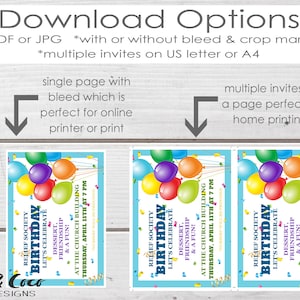 Relief Society Birthday Party Invitation Template, Relief Society ...