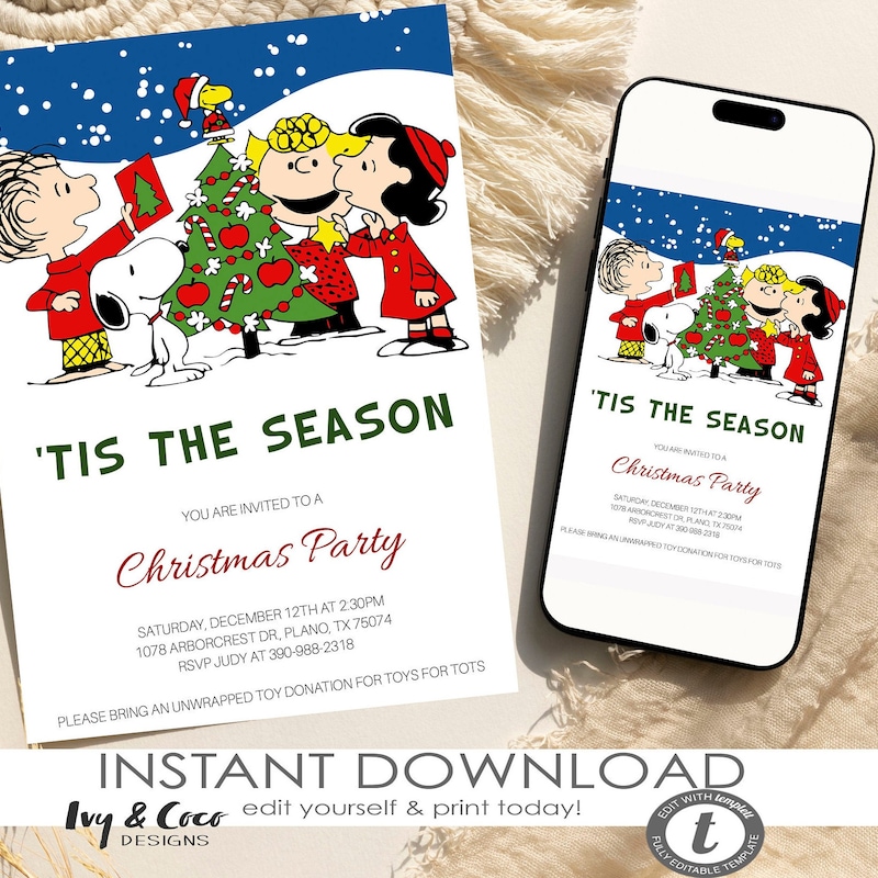 Dog manger christmas card