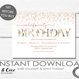 Invitación de cumpleaños de la Sociedad de Socorro, descarga instantánea, letrero de cumpleaños de la Sociedad de Socorro, plantilla _1337