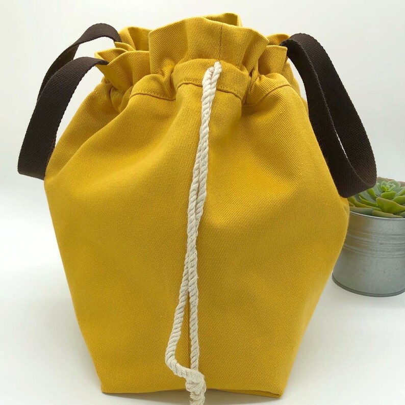 Extra large Knitting Project Bag Canvas Project Bag for Etsy