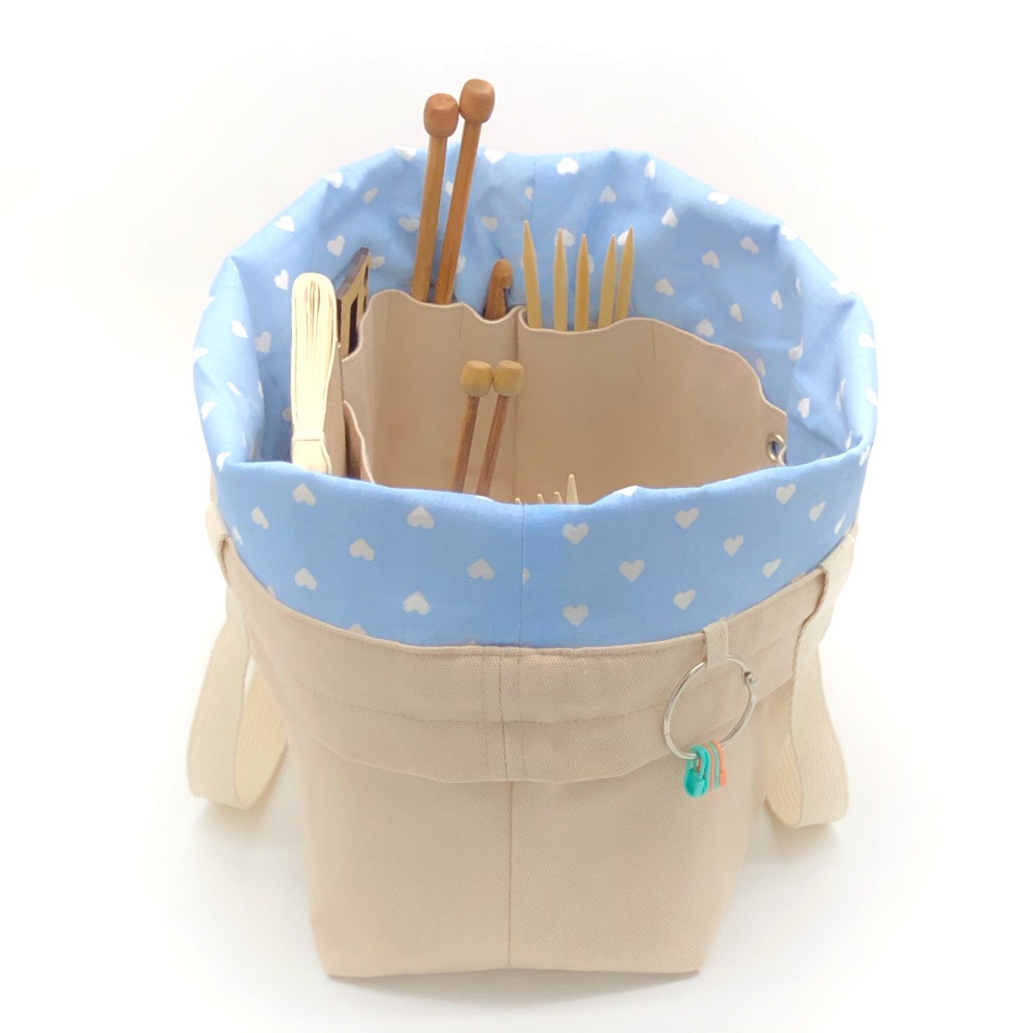 Extra large Knitting Project Bag Canvas Project Bag for Etsy