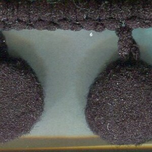 Meterware Pom-Pom Bommel Borte schwarz 30 mm