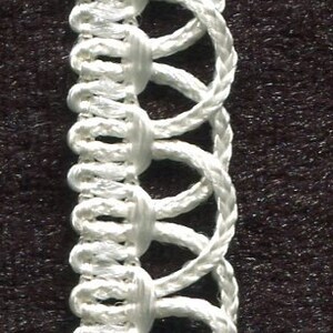 Meterware Posamenten-Borte creme 10 mm RESTPOSTEN