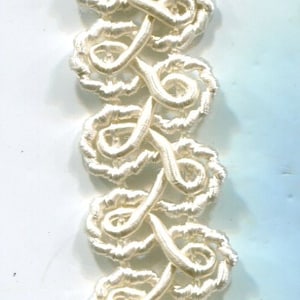 Meterware Borte creme Breite 16 mm RESTPOSTEN