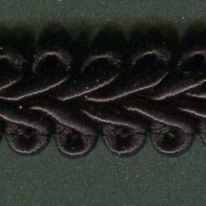 trimmings braid black 8 mm