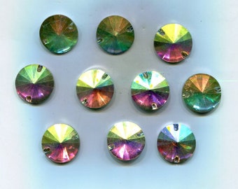 Perline Strass Montee 14x10mm Rosso | Compra Su - Foto 4