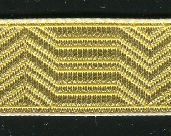 Meterware Lurexborte Tresse gold 20 mm