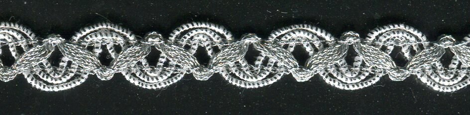 Brocade Border Lurexborte Silver 10 Mm - Etsy