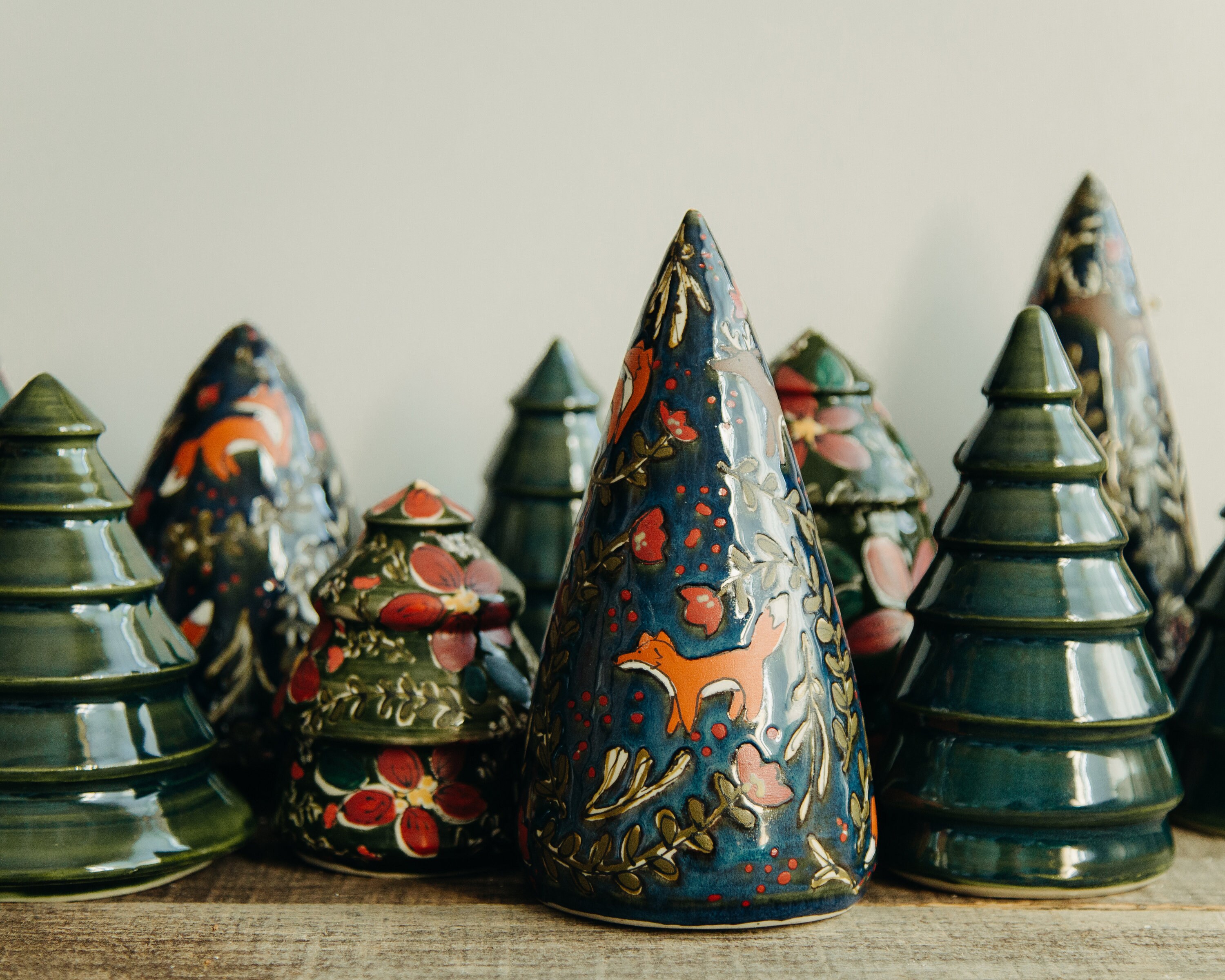 Ceramic Trees, Handmade Ceramic Christmas Trees, Decorative Tree, Hand