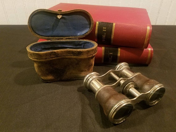 Antique French Chevalier Paris Binoculars - Gem