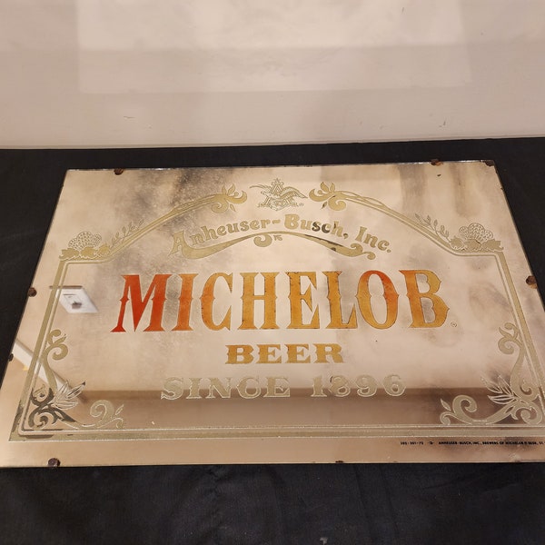 Vintage Beer Mirrors Etsy