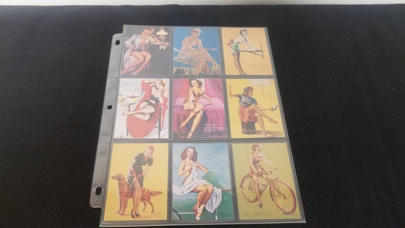 Complete set 1994 90 Gil Elvgren Calendar Pinup Trading cards