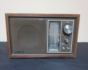 Vintage Panasonic AM/FM Transistor Radio - Model RE-6289 - Etsy
