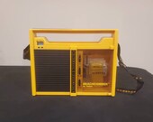 1985 Beachcomber Radio Model BC-1C, Vintage AM FM Cassette Radio