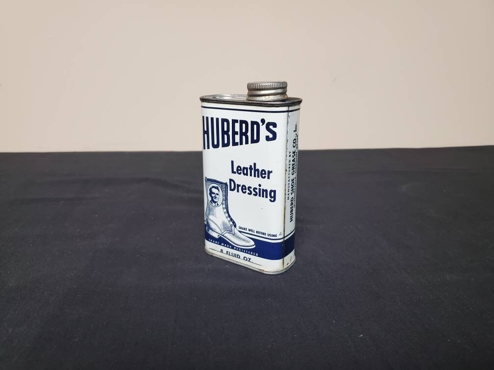 Vintage Huberds Leather Dressing Tin - Etsy