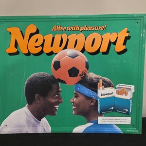 newport cigarette sign Newport Cigarettes Sign