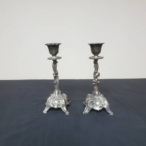 Vintage Brass Wall Sconce Candle Holder