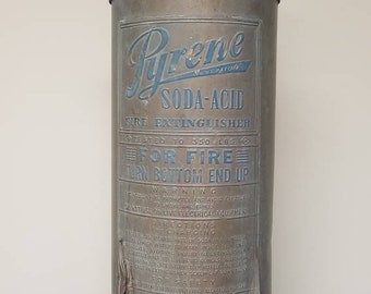 Antique Pyrene Soda Acid Fire Extinguisher