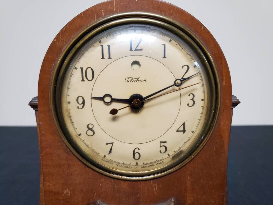 Vintage Telechron Electric Clock. Model 3F55 and Serial Number Etsy