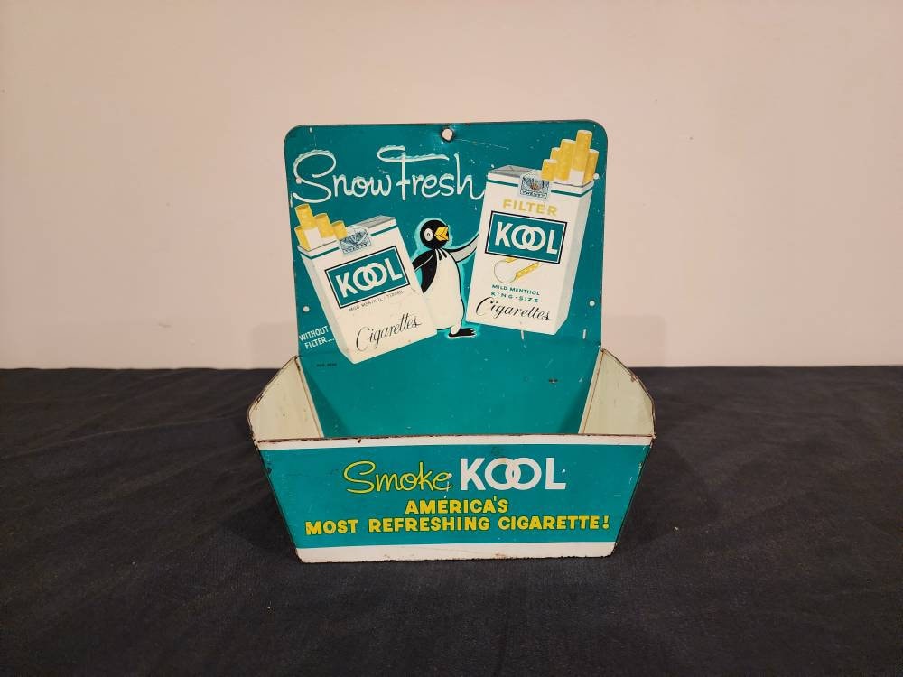 Vintage Kool Cigarettes Metal Display: Iconic Advertising - Etsy