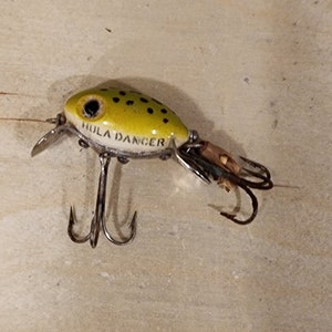 Vintage Martin's Lizzard Wooden Fishing Lure Fishing Gift for Dad